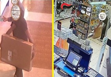 Si allontana con il televisore sotto braccio: arrestato