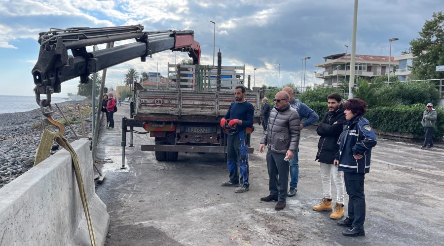 Mareggiata Riposto, il sindaco chiede alla Regione lo stato di calamita naturale