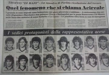 40 anni dopo si ritrovano gli "allievi" vincitori del torneo regionale Di Maio