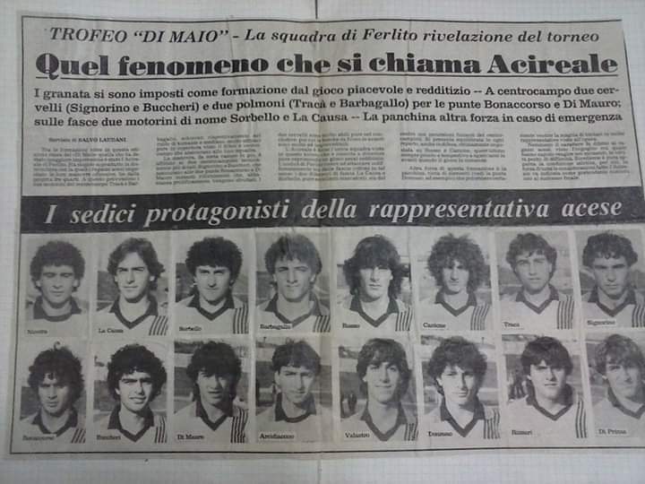 40 anni dopo si ritrovano gli “allievi” vincitori del torneo regionale Di Maio