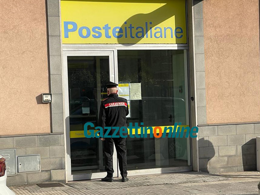 Rapina all’ufficio postale di Trepunti di Giarre  VIDEO