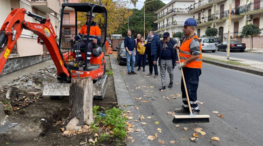 Riposto, viale Amendola cambia i “connotati”: al via i cantieri