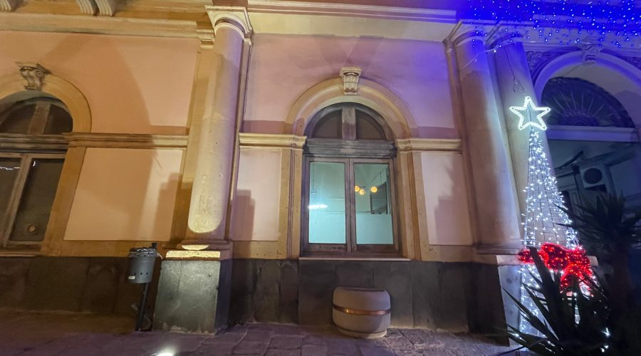 Giarre, progetto di illuminotecnica per palazzi e monumenti storici