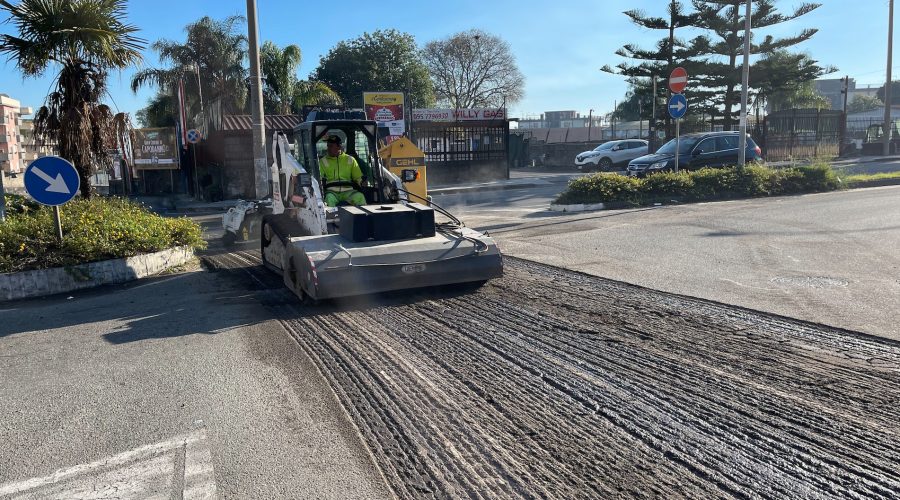 Giarre, bitumazione strade, a febbraio un nuovo intervento