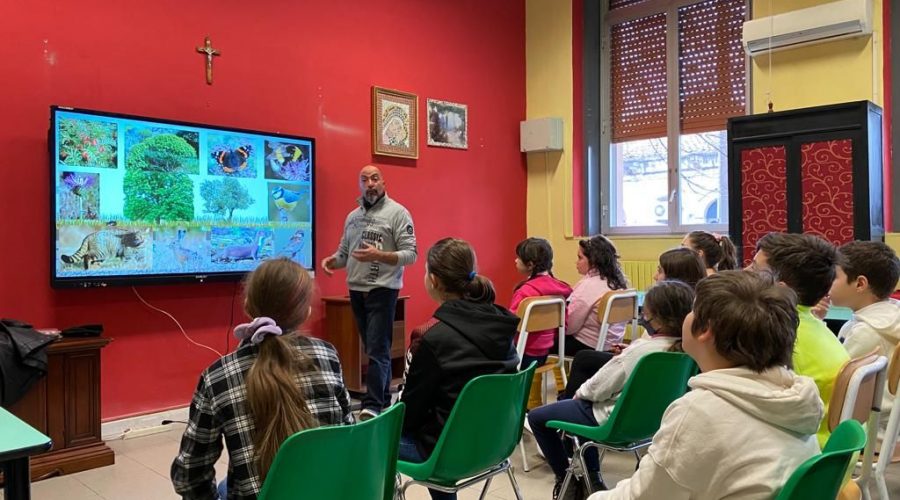 A Fiumefreddo le attivita didattiche delle Giacche Verdi