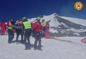 Soccorso ad una gitante infortunatasi nella zona del Rifugio Sapienza