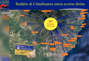 Furbetti del reddito di cittadinanza, decine di denunce nel Catanese