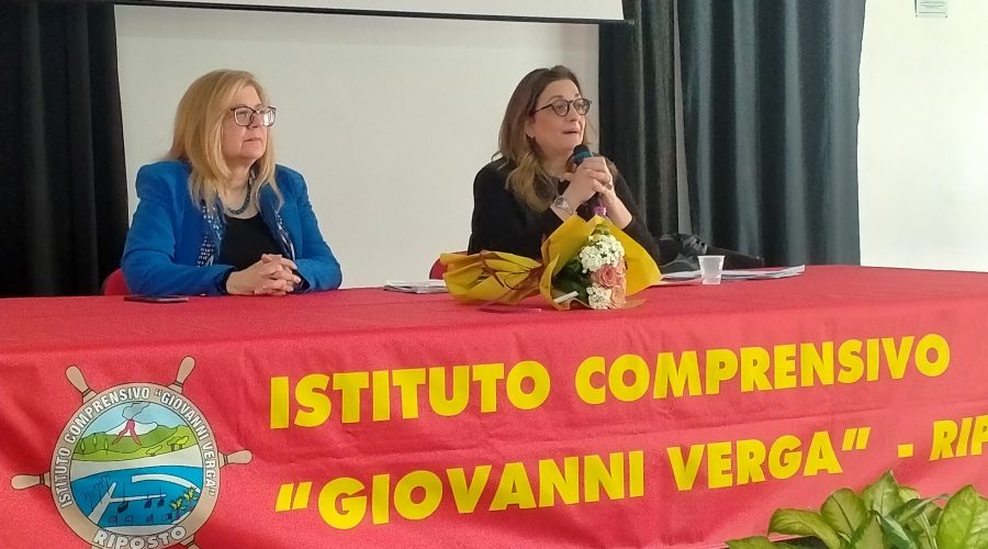 Riposto, Catena Fiorello ospite dell’Istituto Comprensivo “Giovanni Verga”