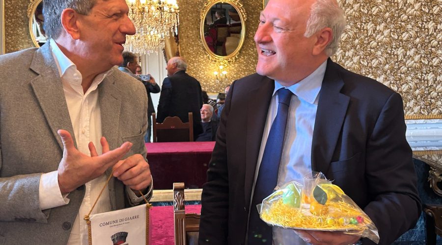 Giarre, visita istituzionale in municipio dell’assessore regionale Enti Locali, Andrea Messina