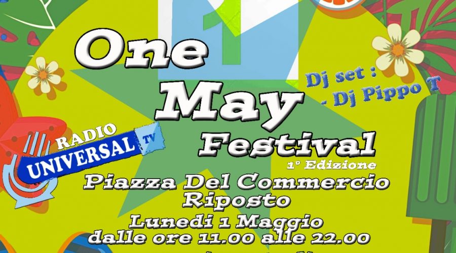 Riposto, il Primo Maggio in piazza del Commercio va in scena il ‘One May Festival’. Musica e divertimento per grandi e piccini