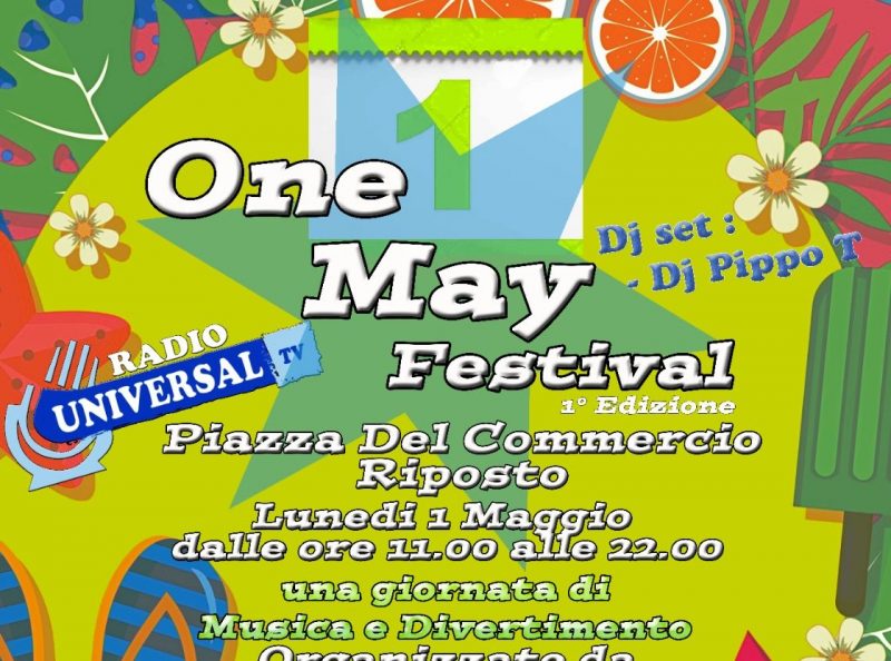 Riposto, il Primo Maggio in piazza del Commercio va in scena il ‘One May Festival’. Musica e divertimento per grandi e piccini
