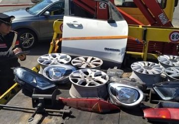 Contrasto a tappeto sui furti di parti di veicoli