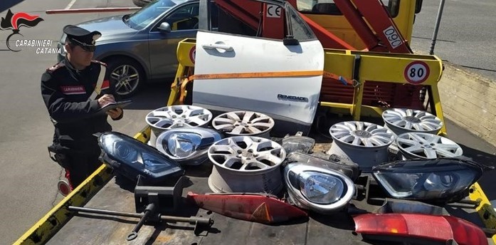 Contrasto a tappeto sui furti di parti di veicoli