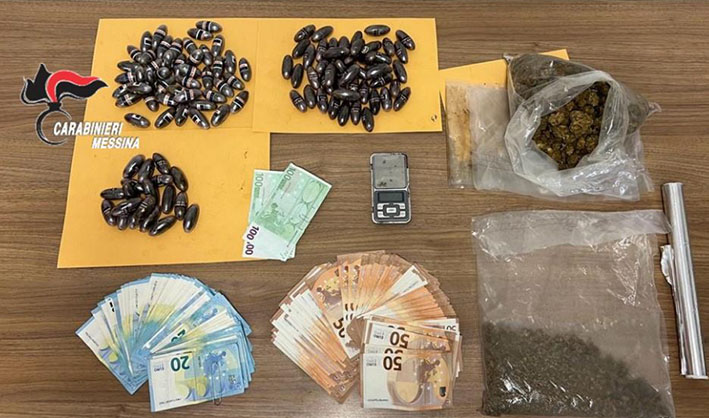 Scoperta centrale della droga a Santa Teresa di Riva: arrestato 38enne