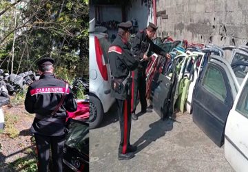 Contrasto ai furti di parti di veicoli: chiuso il &ldquo;bazar&rdquo; dei pezzi rubati