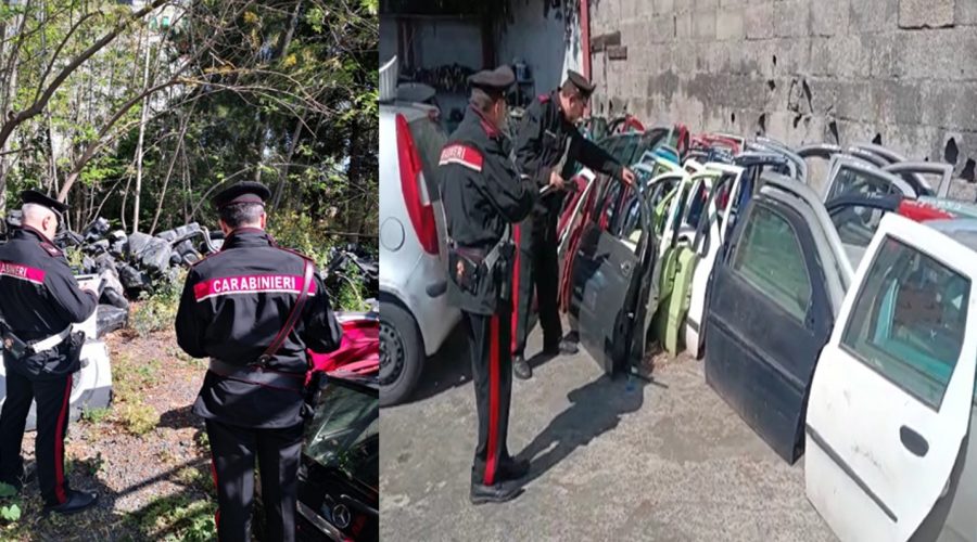 Contrasto ai furti di parti di veicoli: chiuso il “bazar” dei pezzi rubati