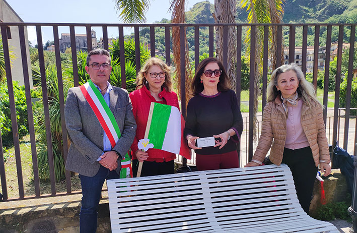 Francavilla, una panchina bianca per ricordare il 31° anniversario delle stragi mafiose