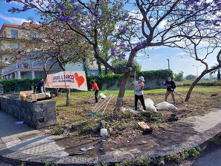 Giarre, a lavoro per il parco di Riccardo, il parco per bimbi più bello di sempre VIDEO