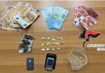 Giardini Naxos, beccato con la coca e la marijuana: arrestato 19enne