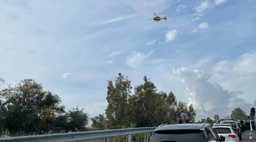 A18, grave incidente tra Acireale e Giarre: interviene elisoccorso