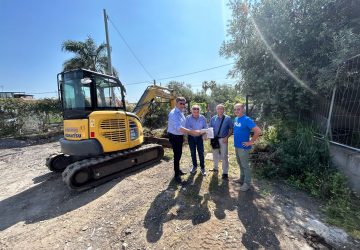 Giarre, avviati i cantieri per la bretella che unisce la rotatoria di Trepunti con via Mameli