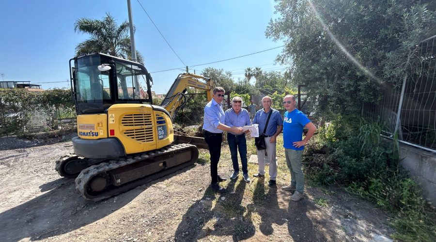 Giarre, avviati i cantieri per la bretella che unisce la rotatoria di Trepunti con via Mameli