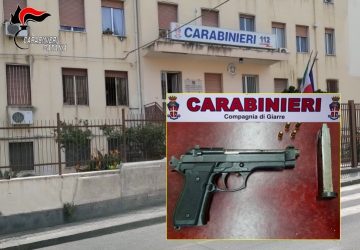 Giarre, trovato con arma clandestina e proiettili: arrestato un 47enne acese