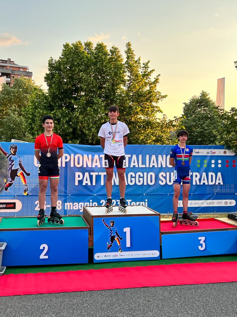 Pattinaggio corsa, due atleti giarresi sul podio del campionato italiano