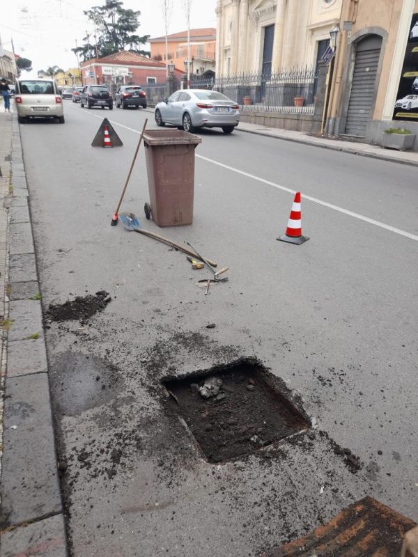 Giarre, Igm: prosegue la bonifica delle caditoie