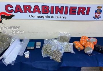 Blitz antidroga dei Cc, un arresto a Macchia. In auto quasi 2 chili di erba