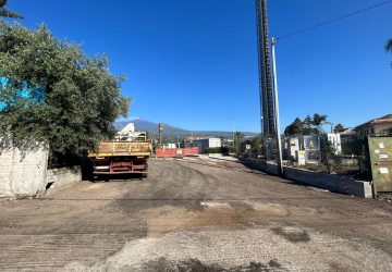 Giarre, bretella di via Luminaria: rush finale dei lavori