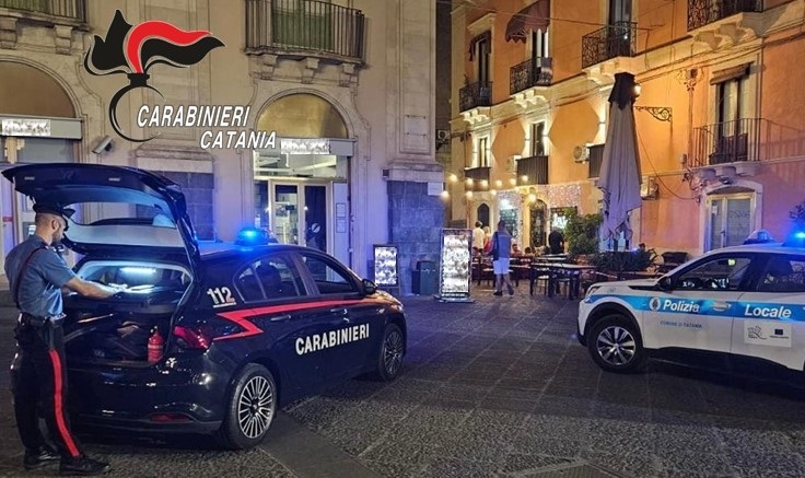 Catania, controlli dei Cc: pioggia di sanzioni