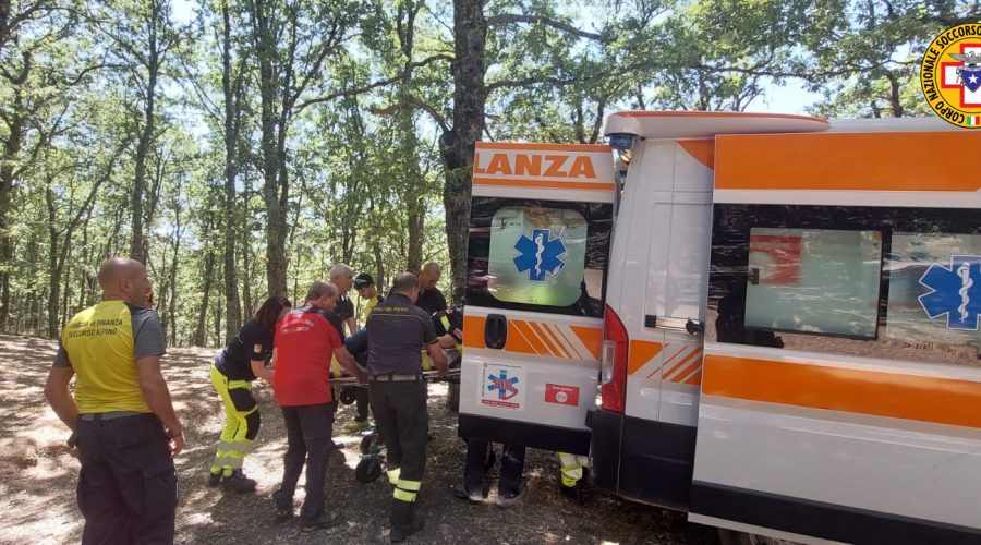 Randazzo, endurista si infortuna sulla Regia Trazzera, nella zona di Monte Colla