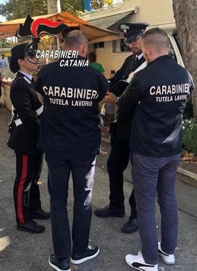 Controlli serrati dei Carabinieri sull’osservanza delle prescrizioni in materia di legislazione sociale