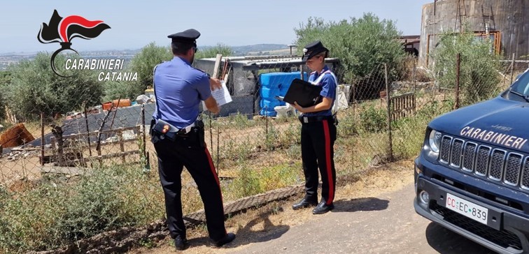 Rifiuti avvistati dall’elicottero dei Carabinieri