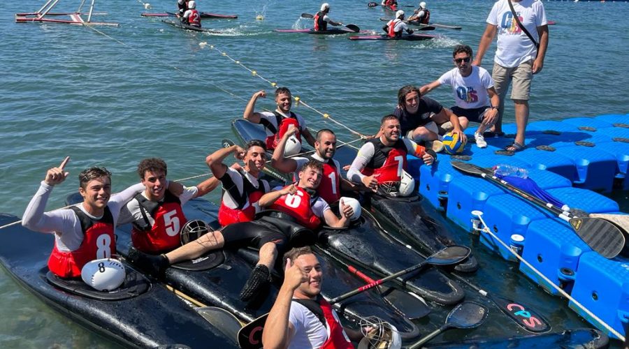 Canoa polo, il Cus Catania vince il campionato di serie A1 e vola in serie A