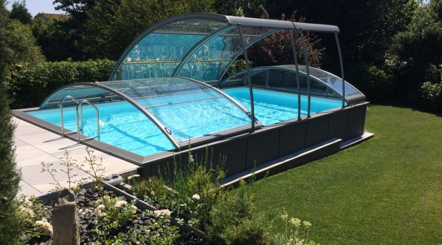 Piscine fuori terra: ecco le coperture di design di Abritaly