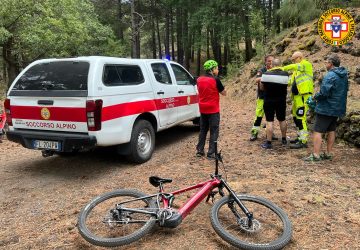 Soccorso un biker infortunatosi sulla Pista Altomontana, nel versante nord dell'Etna
