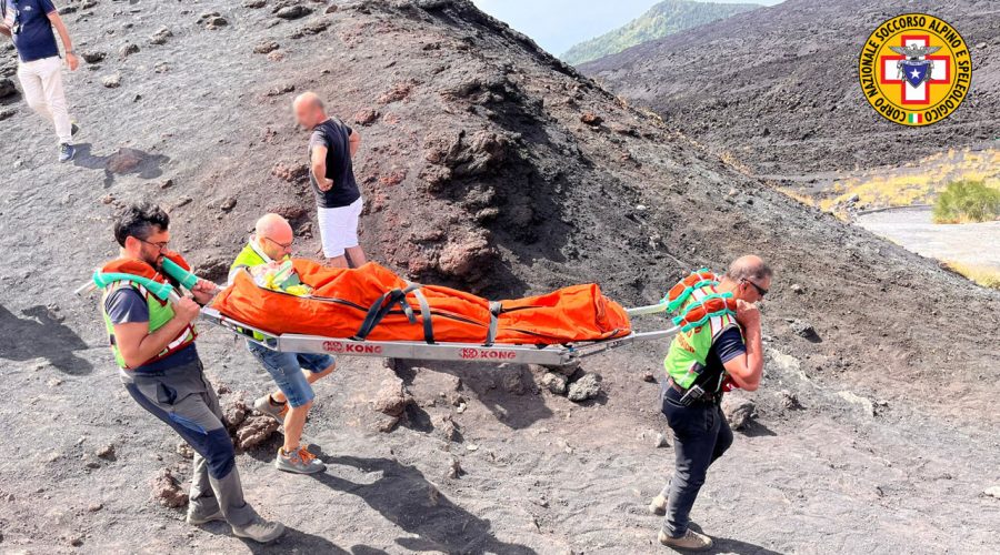 Soccorse tre turiste infortunatesi sull’Etna