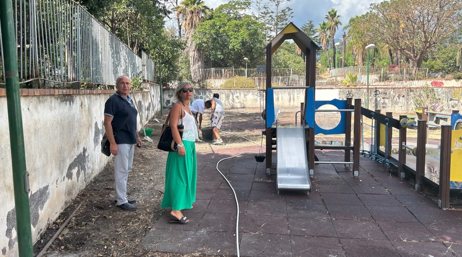 Giarre, ultimi ritocchi al parco Jungo per la riapertura parziale