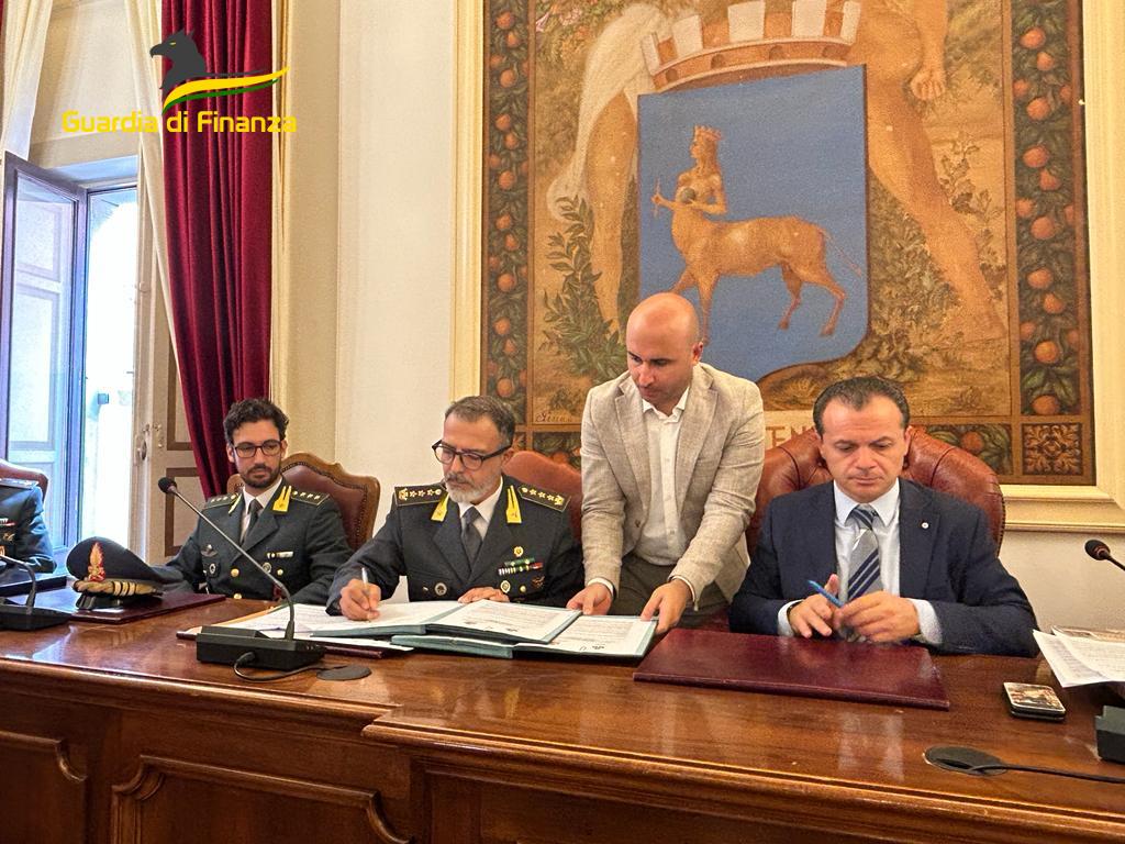 Siglato tra il comune di Taormina e il Comando provinciale della GdF di Messina protocollo di intesa in materia di appalti pubblici