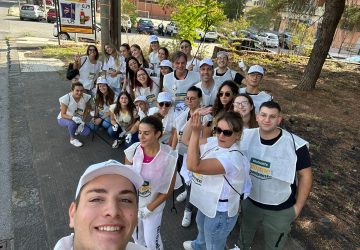 Giarre, volontari Mc Donald's e Igm bonificano area a verde sottoponte Regina Pacis