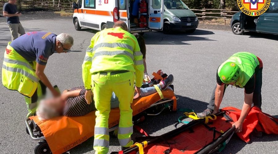 Etna, soccorsa una turista americana