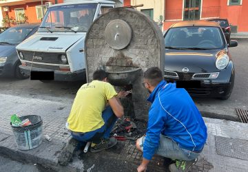 Riposto, si riattivano le fontane pubbliche di via Libert&agrave;, Etna e La Torre