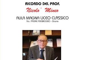 Giarre, premio Biagio Andò: ricordo e intitolazione della Biblioteca del Liceo Classico a Nicolò Mineo