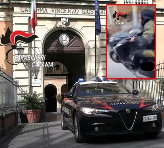 Sorpreso e denunciato dai Carabinieri perché sui social impenna con il motorino