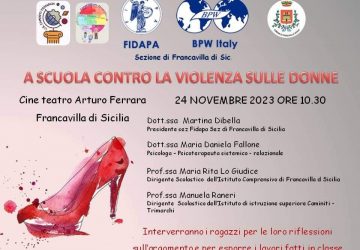 Francavilla, domani &ldquo;A scuola contro la violenza sulle donne&rdquo;