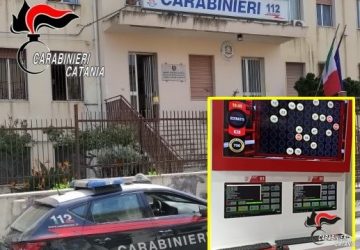 Giarre, sala scommesse completamente abusiva: titolare denunciato dai Carabinieri