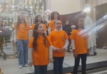 Riposto, emozioni e preghiera&hellip;. dal coro ACR della parrocchia Carmine!