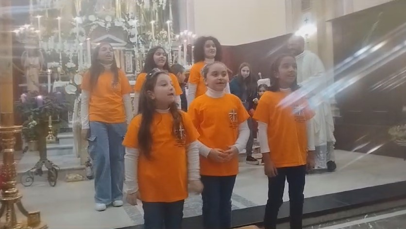 Riposto, emozioni e preghiera…. dal coro ACR della parrocchia Carmine!